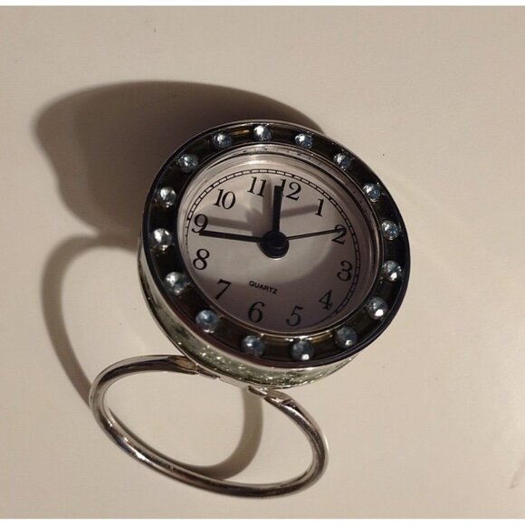 AVON SPARKLE CLOCK-COLOR: GREEN-VINTAGE-NEW - Picture 1 of 11